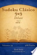 Sudoku Clásico 9×9 Deluxe   Difícil   Volumen 54   468 Puzzles
