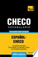 Vocabulario Español Checo   3000 Palabras Más Usadas