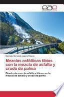 Mezclas Asfalticas Tibias Con La Mezcla De Asfalto Y Crudo De Palma
