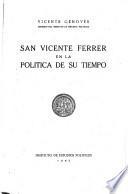 San Vicente Ferrer En La Politica De Su Tiempo