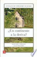 Un Continente A La Deriva? Antolog A De Narradores De Quebec