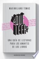 ¿qué Leer?