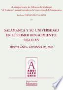 «la Importancia De Alfonso De Madrigal, “el Tostado”, Maestrescuela En La Universidad De Salamanca»