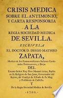 Crisis Médica Sobre El Antimonio