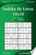 Sudoku De Letras 10×10   De Fácil A Experto   Volumen 2   276 Puzzles