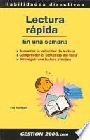 Lectura Rápida En Una Semana